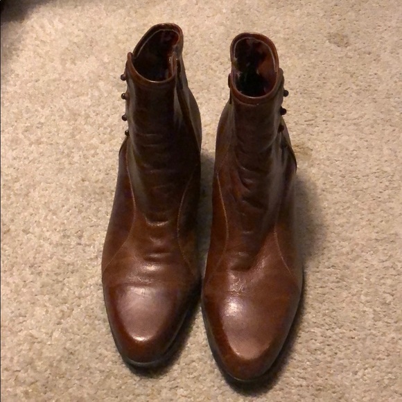 Women’s Leather Naturalizer Heel Boots